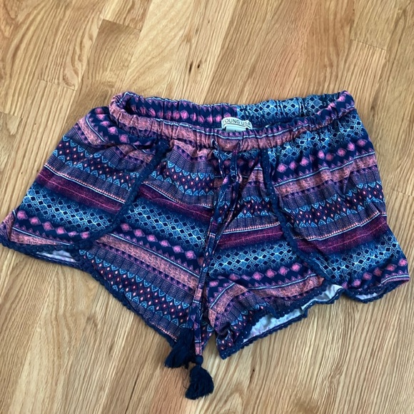 Multicolor Soft Patterned Shorts - Picture 2 of 3